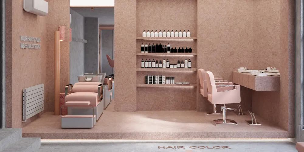 طراحی داخلی سالن زیبایی رُزا (Rosa Beauty Salon)